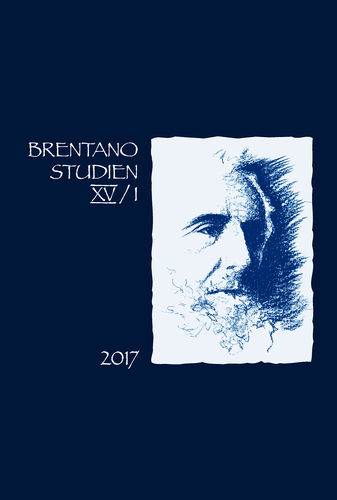 Baumgartner, Wilhelm, Fréchette, Guillaume (Hg.): Brentano Studien XV/1 - 2017