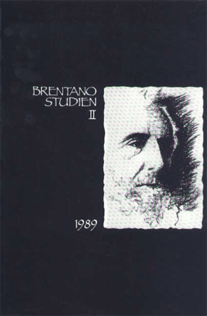 Baumgartner, Wilhelm, Burkard, Franz-Peter u. Wiedmann, Franz (Hg.): Brentano Studien II - 1989