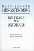 Hengstenberg, Hans-Eduard: Beiträge zur Ontologie