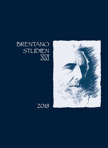 Wilhelm Baumgartner und Guillaume Fréchette (Hg.): Brentano Studien XVI