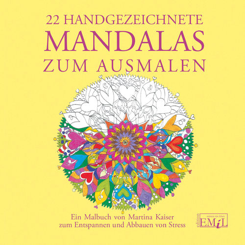 Martina Kaiser: 22 Handgezeichnete Mandalas zum Ausmalen